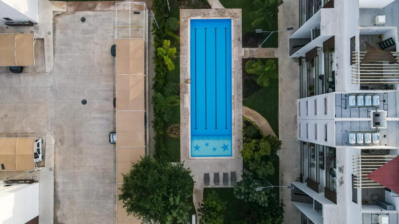 Departamento Lirios Residencial Para 5 Alberca Канкун Экстерьер фото